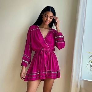 Free pink pink mini dress